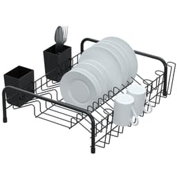 Escorredor De Louças Compacto Com Porta Talheres Escorredor