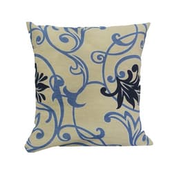 Capa de Almofada Decore Azul Floral 1 peça