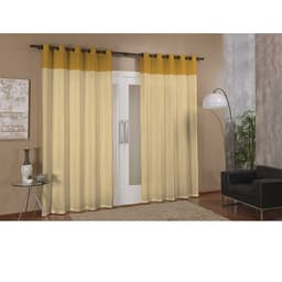 Cortina de Parede para Varão London Prime Ouro Textil Lar