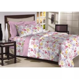 Edredom Dupla Face Solteiro 150 fios Primore Malu Textil Lar