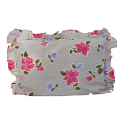 Fronha Avulsa com babados 180 fios Romantique Lilás com Floral 1 peça