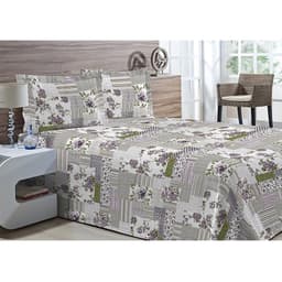 Kit Colcha Piquet Favo Casal Top Confort Nirvana 3 peças