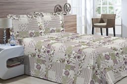 Kit Colcha Piquet Favo Queen Top Confort Orleans 3 peças Textil Lar