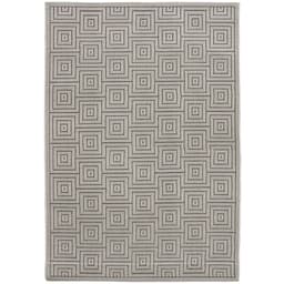 Tapete Alice Blocos Retangular Veludo (200x285) Cinza