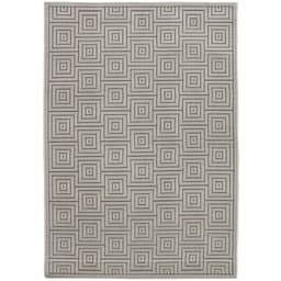 Tapete Alice Blocos Retangular Veludo (240x340) Cinza