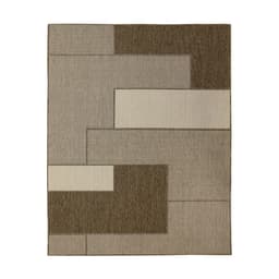 Tapete Bali Lascas Retangular Polipropileno (200x300) Bege