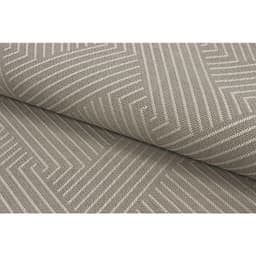 Tapete Bali Retangular Roselan Fiber (150x200cm) Marrom e Creme