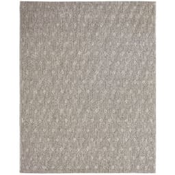 Tapete Eco Terra Argila Retangular Bouclé (200x250) Cinza