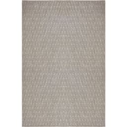 Tapete Eco Terra Argila Retangular Bouclé (400x600) Cinza