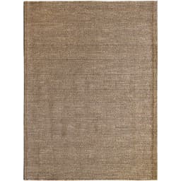Tapete Eco Terra Madeira Retangular Bouclé (100x150) Bege