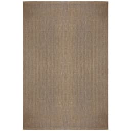 Tapete Eco Terra Madeira Retangular Bouclé (400x600) Bege