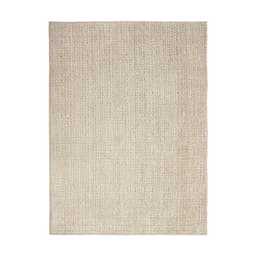 Tapete Glamour Prata Retangular Bouclé (300x400) Bege