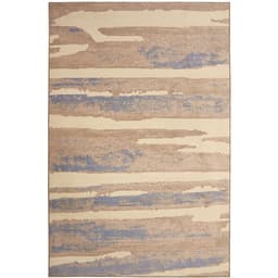 Tapete Herat Litoral Retangular Veludo (200x300) Bege e Cinza