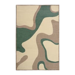 Tapete Herat New Retangular Roselan (200x300) Bege e Verde