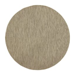 Tapete New Bouclé Redondo Roselan (140x140) Palha