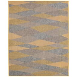 Tapete New Colors Mystic Retangular (200x250cm) Cinza Claro e Amarelo