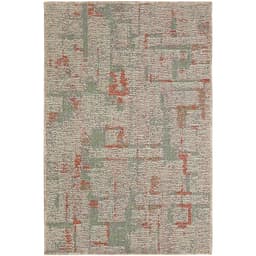 Tapete New Colors Prático Retangular (200x250cm) Cinza e Laranja