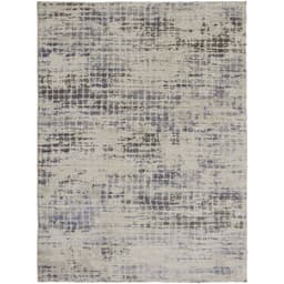 Tapete Rimma Square Retangular Veludo (150x200) Cinza