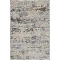 Tapete Rimma Square Retangular Veludo (200x300) Cinza