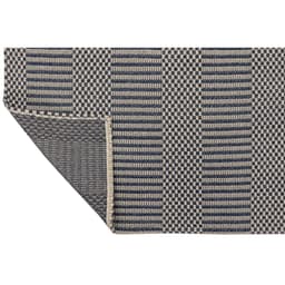 Tapete Serido Retangular Polipropileno (142x220) Grey e Navy