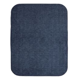 Tapete Tufting Elegant Retangular Bouclé (300x400) Azul Marinho