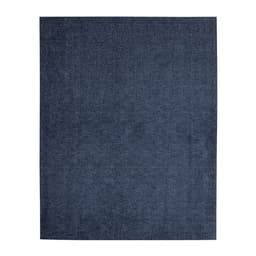 Tapete Tufting Elegant Retangular Bouclé (400x600) Azul Marinho