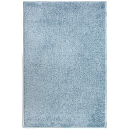Tapete Tufting Relex Retangular Veludo (100x150) Azul Claro
