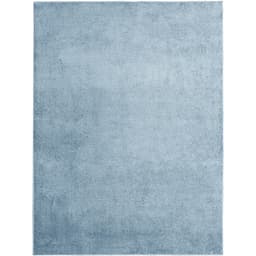 Tapete Tufting Relex Retangular Veludo (300x400) Azul Claro