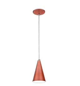 Pendente Cone Sem Furo Cobre/Branco  - T.Y Iluminação