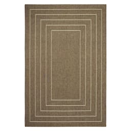 Tapete Bali Singelo Retangular Polipropileno (200x300) Marrom Médio