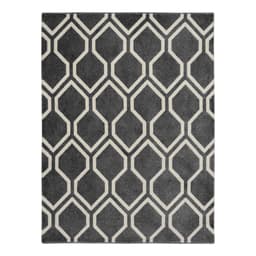 Tapete Classe A Griss Retangular Polipropileno 66x120 cm Preto