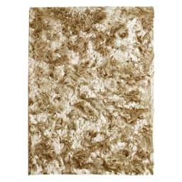 Tapete Show Valsa Retangular Poliéster 200x250 cm Marrom Claro