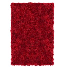 Tapete Tufting Foffo Retangular Poliéster 150x200 cm Vermelho