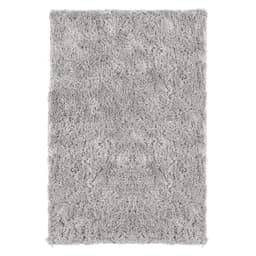 Tapete Tufting Foffo Retangular Poliéster 200x250 cm Cinza