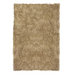 Tapete Tufting Foffo Retangular Poliéster 200x250 cm Marrom Claro