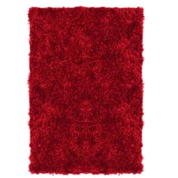 Tapete Tufting Foffo Retangular Poliéster 200x250 cm Vermelho