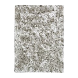 Tapete Tufting Show Bale Retangular Polipropileno 150x200 cm Prata