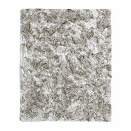 Tapete Tufting Show Bale Retangular Polipropileno 200x250 cm Prata