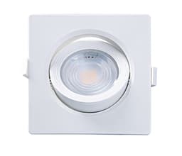 Spot de Led Embutir Alltop Par20 Quadrado 7W Bivolt Taschibra 3000K Luz Quente