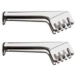 Conjunto 2 Pegadores Inox para Massa Salada Pegador Utensíli