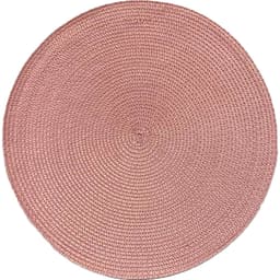 Kit 10 Americano Requinte Liso para Mesa Redondo 38cm Rosê