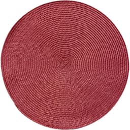 Kit 6 Americano Requinte Liso para Mesa Redondo 38cm Bordô