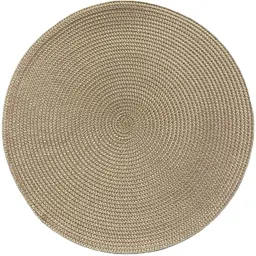 Kit 8 Americano Requinte Liso para Mesa Redondo 38cm Palha