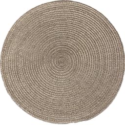 Kit 8 Americano Requinte Liso para Mesa Redondo 38cm Taupe