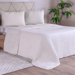 Kit Cobre Leito Casal Miraggio com Porta Travesseiro