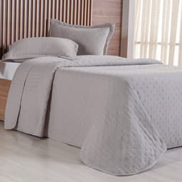 Kit Colcha King Miraggio New Soft 260x280cm Cahsmere