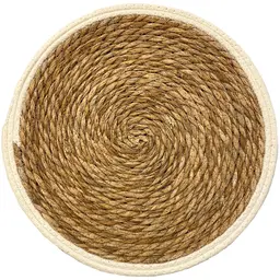 Lugar Americano Rústico Colors Fibra Natural 38cm Branco