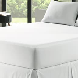Protetor de Colchão Casal Malha Impermeável 140x190x30cm Branco