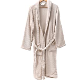 Roupão Microfibra Flannel Relieve Extra Macio com Bolso