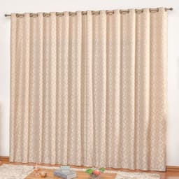 Cortina em Jacquard Bahamas 2,00 x 1,70 Para Varão - Bege